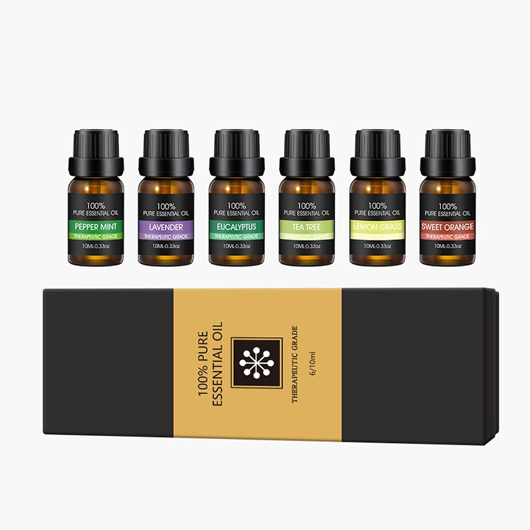 10ml 순수 에센셜 오일 6종 세트 (품번: EO06)