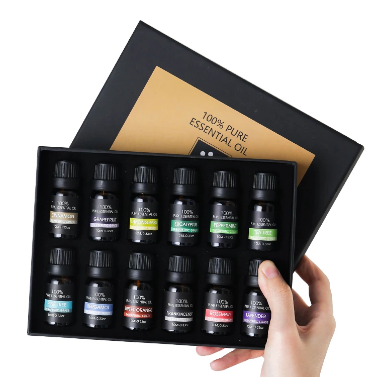 10ml 순수 에센셜 오일 12종 세트 (품번: EO12)