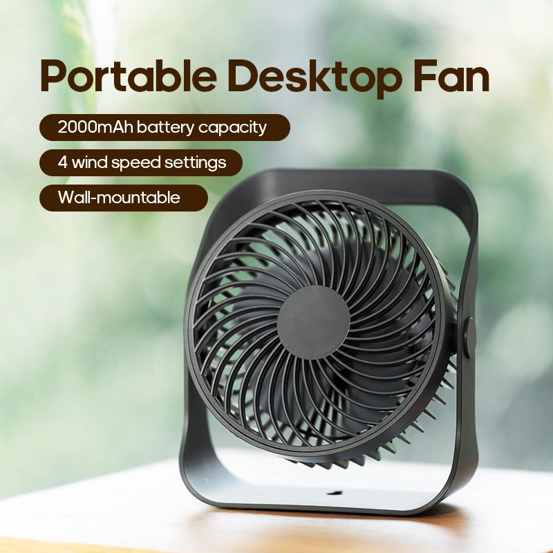 A portable wall-mounted desktop fan with removable vents that you'll love all summer long!