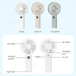 KC-F233 롤러 100단 무단 속도 조절 핸드헬드 선풍기