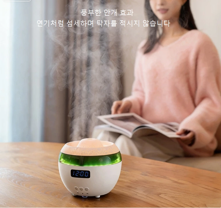 크리에이티브 인터랙티브 새 경험!연기 링 스프레이 아로마 디퓨저, 분위기와 실용성 양방향 향상